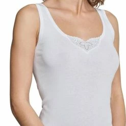 Schiesser Cotton Essentials 2PACK Tanktop Dames Onderhemd - Maat 38 -Badmode Winkel 550x795 4