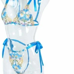 Merkloos Luxe Lingerie Setje Met Blauwe Striklinten | Maat 40/42 | Mooie Sexy Dames Lingerie 14 Merkloos Luxe Lingerie Setje Met Blauwe Striklinten | Maat 40/42 | Mooie Sexy Dames Lingerie -Badmode Winkel 550x798 4