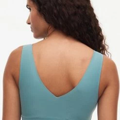 Chantelle Chantelle Softstrech V-Neck Top - XL/XXL - Trellis -Badmode Winkel 550x808 2