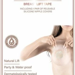 Bye Bra - Borst Lift & Fabric Tepel Covers F-H 3 Paar