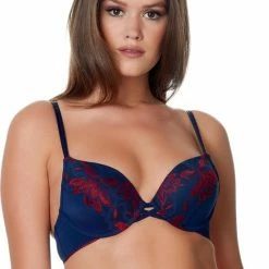 After Eden - Maat C70 - Eline Push-up BH - Tweekleurig Blauw -Badmode Winkel 550x819 2