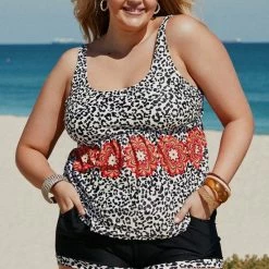 Merkloos Tankini 2-Delig Dames - Luipaard - Maat 3XL/4XL 9 Merkloos Tankini 2-Delig Dames - Luipaard - Maat 3XL/4XL -Badmode Winkel 550x824 11