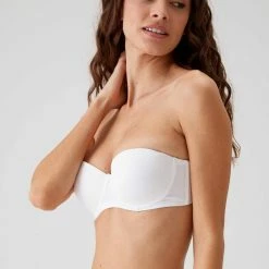 Viuma Milano Viuma Vrouw Wit 602061 Strapless Beha Bh Zonder Beugel Dagelijks Comfort Hoogwaardig Kwaliteit -Badmode Winkel 550x825 107