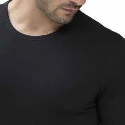 Mey - Dry Cotton O-hals T-shirt Zwart - Maat L - Slim-fit -Badmode Winkel 550x825 5