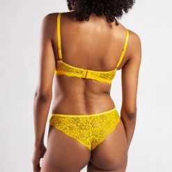 Merkloos Colors Dames Lingerie Voorgevormde Push Up BH | Black Friday SALE - GEEL - Maat 85C -Badmode Winkel 550x825 79