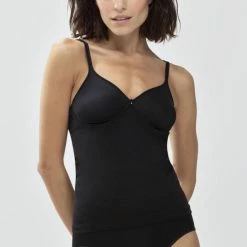 Mey BH Hemdje - Bra Top Zonder Beugel - 44 - Zwart -Badmode Winkel 550x825 8