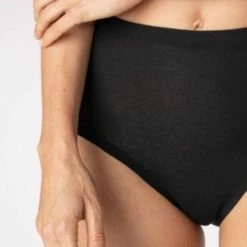 Mey Natural Dames Taille Slip - Waist Pants - XL - Zwart -Badmode Winkel 550x825 89